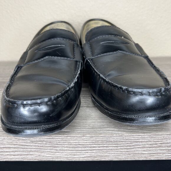 Dockers Black Penny Loafer Shoes Mens 12W Slip On Office Business Dress Preppy - Picture 4 of 10